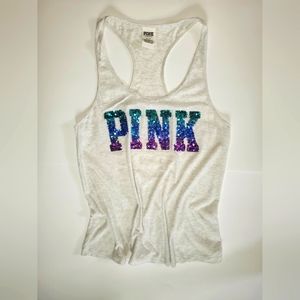 PINK Muscle Tee 💪